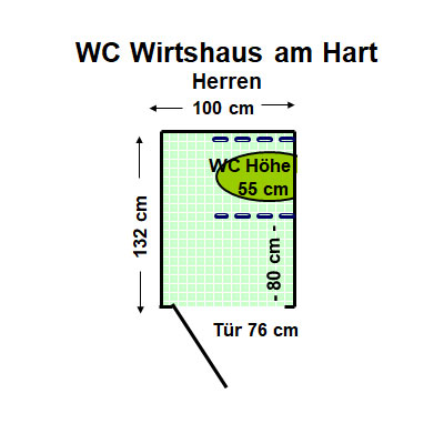 WC Wirtshaus am Hart Herren Plan