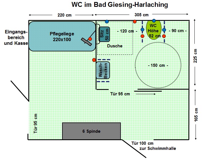 WC Bad Giesing-Harlaching Plan