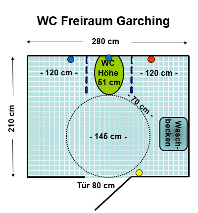 WC Freiraum Garching Plan