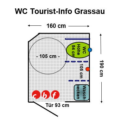 WC Tourist - Info Grassau Plan