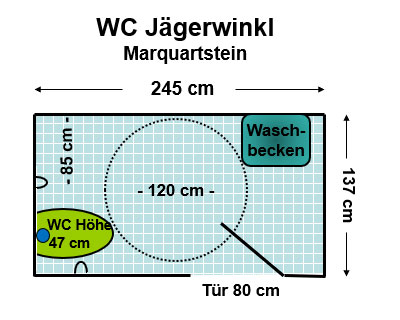 WC Jägerwinkl Marquartstein Plan