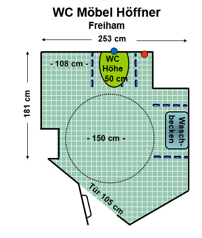 WC Möbel Höffner Freiham Plan