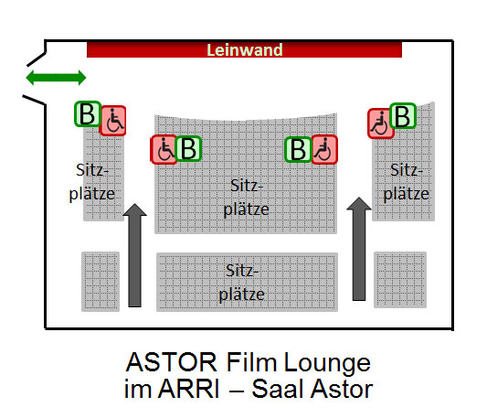 Astor Film Lounge im ARRI - Saal Astor Platz Plan