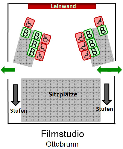 Filmstudio im Wolf Ferrari Haus Platz Plan