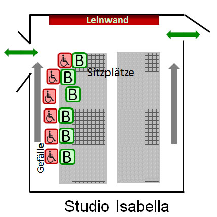 Studio Isabella Platz Plan