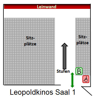 Leopoldkino Saal 1 Platz Plan