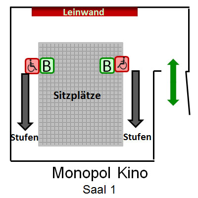 Monopol Kino 1 Platz Plan