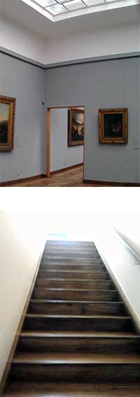 foto der Treppe zu den Räumen