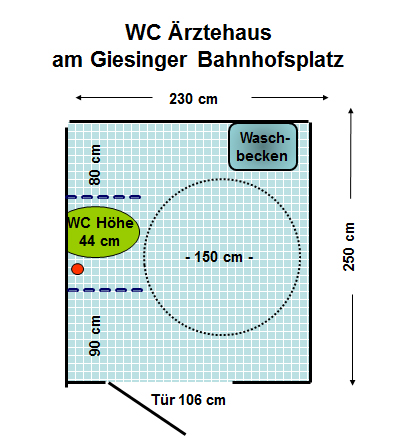 Giesinger Bahnhofplatz 7, 81539 München WC Plan