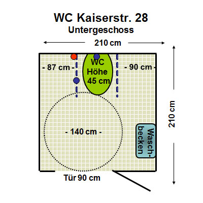 Kaiserstr. 28, 80801 München WC Plan