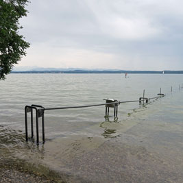 Behindertenrerechte Baderampe Starnberger See, Erholungsgebiet Ambach