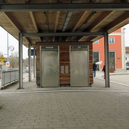 WC Bahnhof Wasserburg am Inn