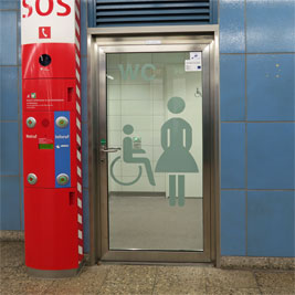 WC U- Bahnhof Westendstraße Damen Foto0