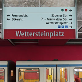 WC U- Bahnhof Wettersteinplatz Foto0