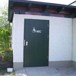 WC Hirschgarten im Biergarten Foto1