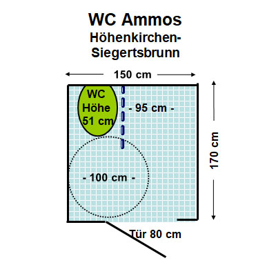 WC Ammos  Höhenkirchen Plan