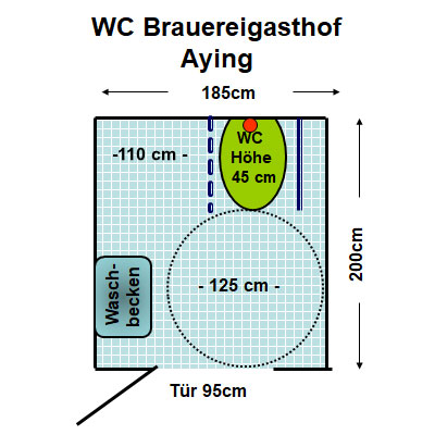 WC Brauereigasthof Hotel Aying Plan