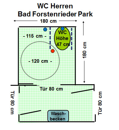 WC Bad Forstenrieder Park Herren Plan