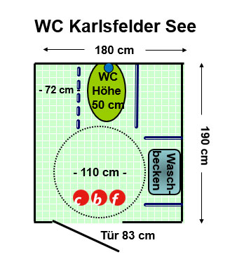 WC Karlsfelder See Plan