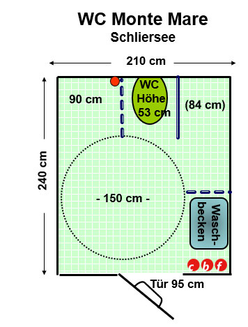 WC Monte Mare Schliersee Plan