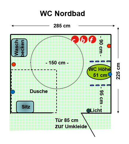 WC Nordbad Plan