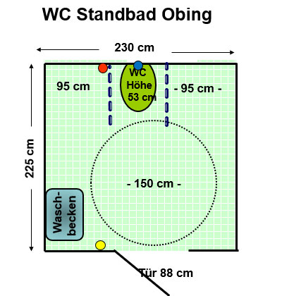 WC Strandbad Obing Plan