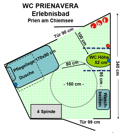 WC PRIENAVERA Erlebnisbad Prien Plan