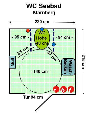 WC Seebad Starnberg Plan