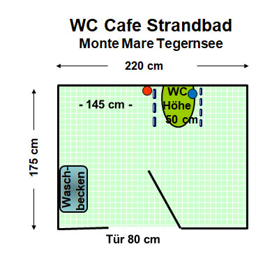 WC Strandband Monte Mare Tegernsee Plan