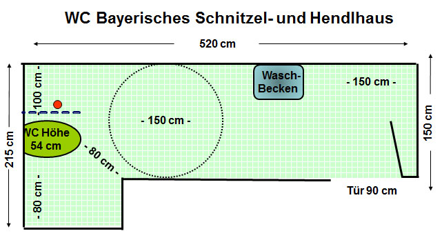 WC Bayerisches Schnitzel- und Hendlhaus Plan