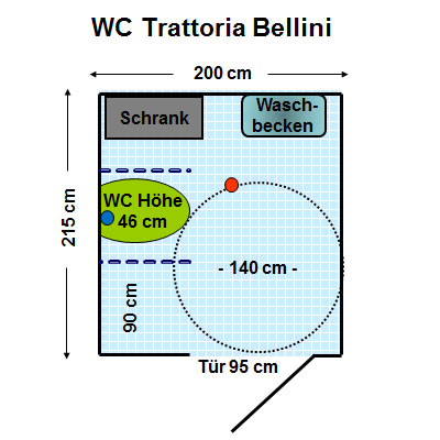 WC Trattoria Bellini Plan