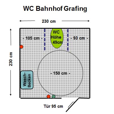 WC Bahnhof Grafing Plan