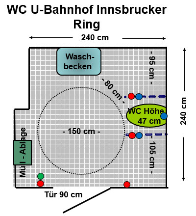 WC U- Bahnhof Innsbrucker Ring Plan