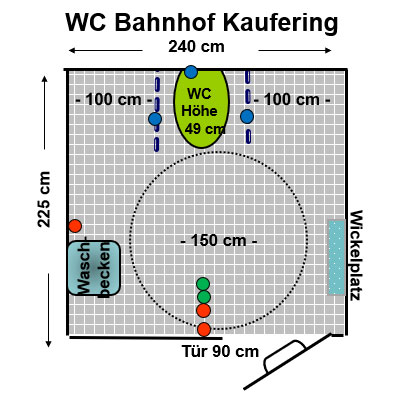 WC Bahnhof Kaufering Plan