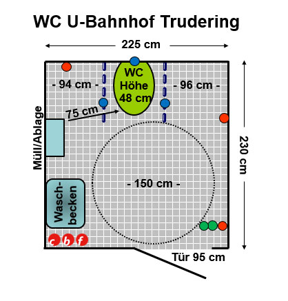WC Bahnhof Trudering Plan