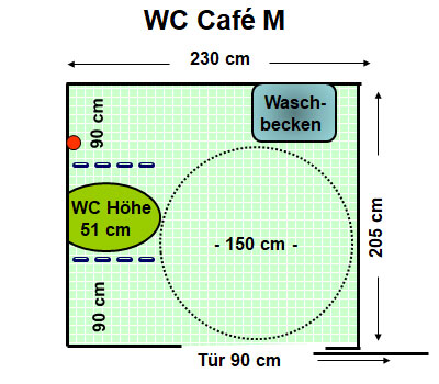 WC Café M Plan