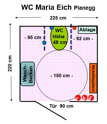WC Maria Eich Planegg Plan