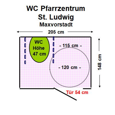 WC St. Ludwig Plan