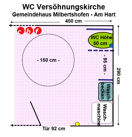 WC Versöhnungskirche Plan