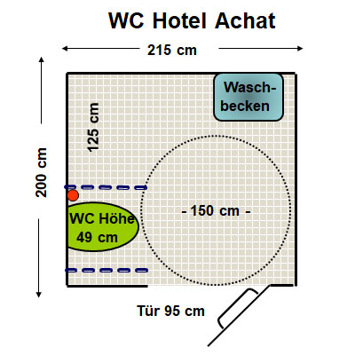 WC ACHAT Hotel München Süd Plan