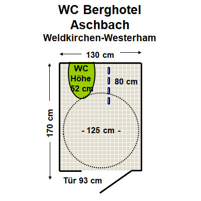 WC  Aschbacher Hof Feldkirchen-Westerham Plan