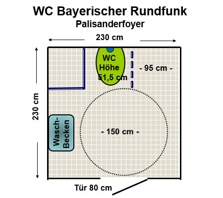 WC Bayerischer Rundfunk BR Plan