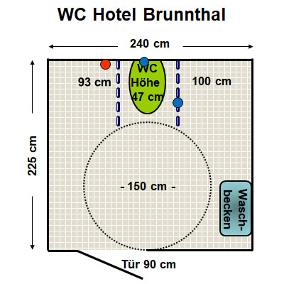 WC Hotel Brunnthal Plan