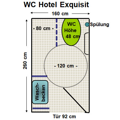 WC Hotel Exquisit Plan