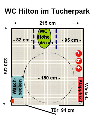 WC Hilton Munich Park Plan