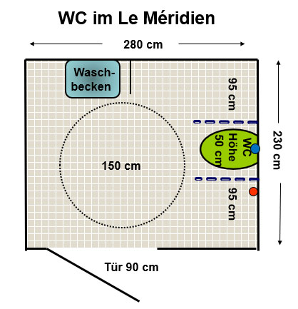 WC Le Meridian Hotel Plan