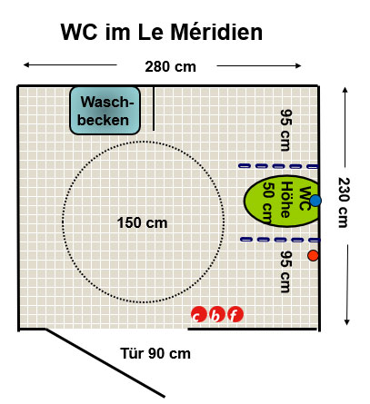 WC Le Meridian Hotel Plan