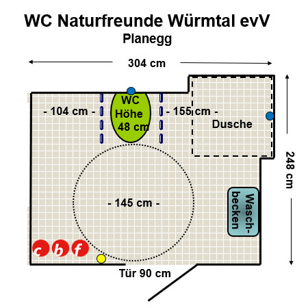 WC Naturfreunde Würmtal eV, Planegg Plan