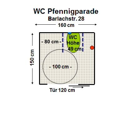 WC Pfennigparade Eventcasino Plan