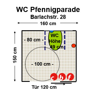 WC Pfennigparade Eventcasino Plan